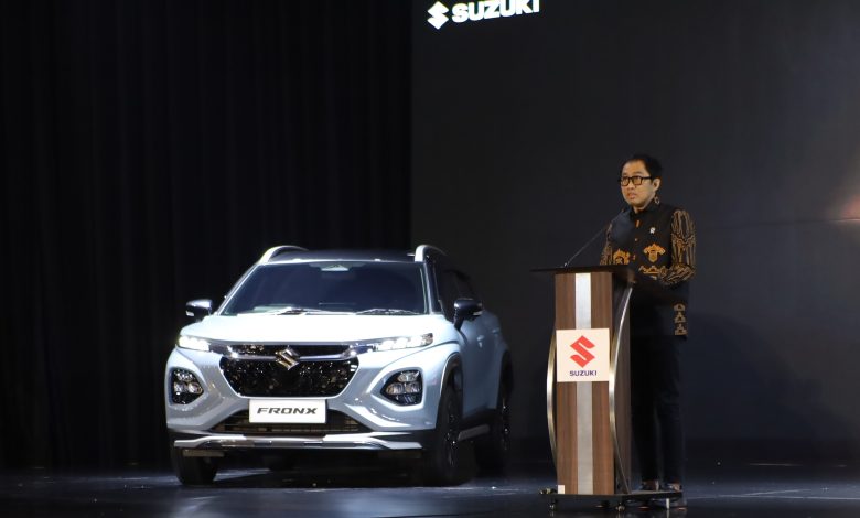 Wamen Perindustrian saat hadir dalam peluncuran Suzuki Fronx di Jakarta.