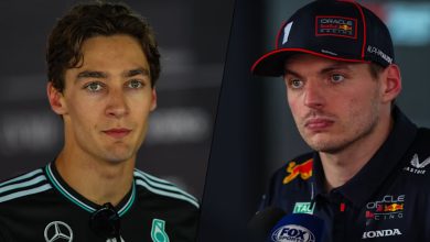 George Russell vs Max Verstappen