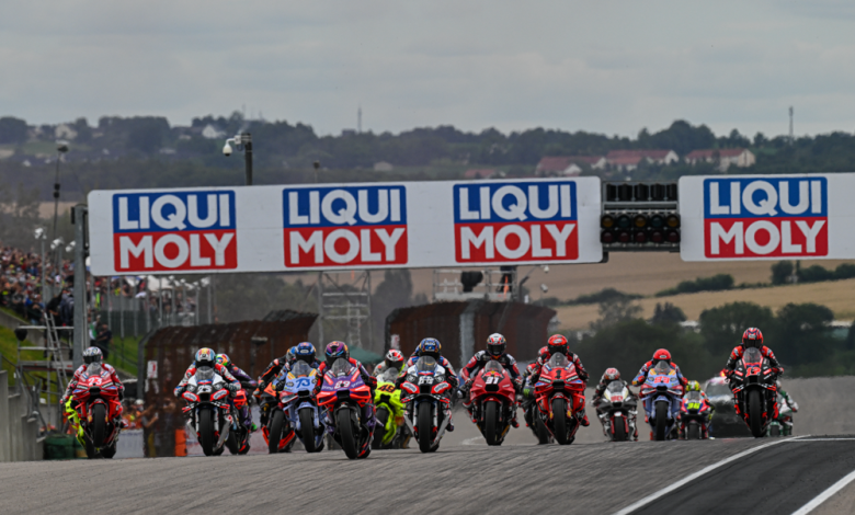 Para pebalap di lintasan MotoGP Jerman 2025. (Foto: MotoGP)