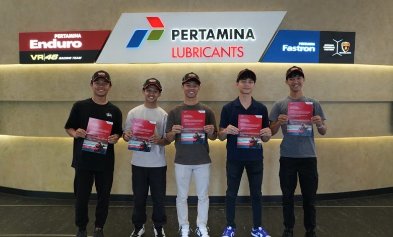 Lima pebalap yang akan berlatih di Italia bersama VR46 Academy.