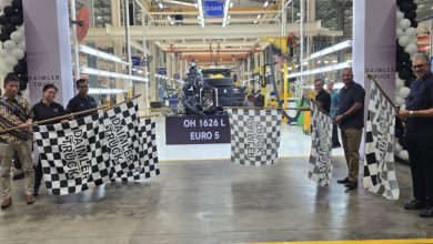 eksport perdana sasis bus Daimler