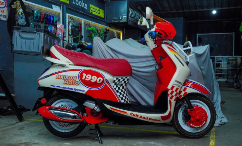 Modifikasi Yamaha Grand Filano Hybrid