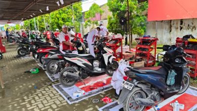 Honda Perbaikan motor korban bencana Sumatera