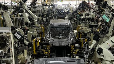 Fasilitas pengelasan pabrik Daihatsu