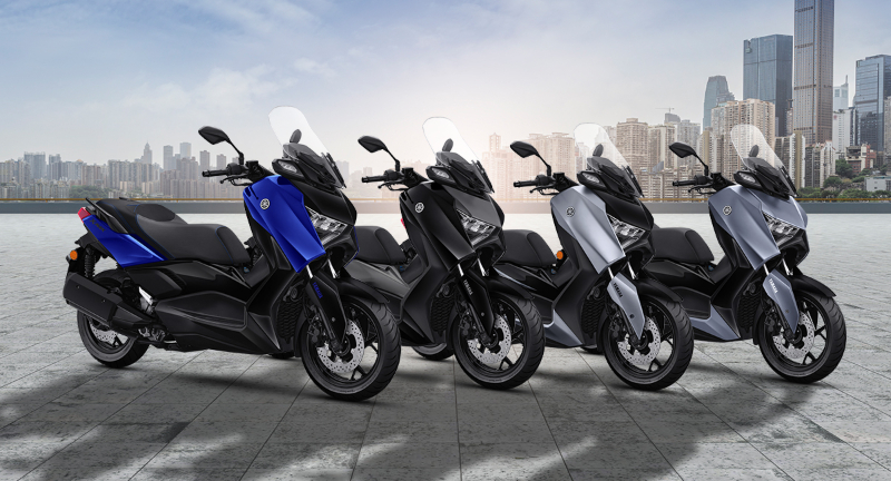 Warna baru Yamaha Xmax Connected tampil lebih sporty