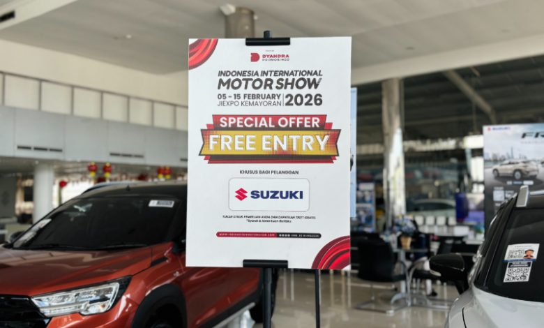 Servis mobil Suzuki berikan tiket IIMS gratis