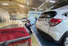 Fasilitas cat bodi Honda di Bali