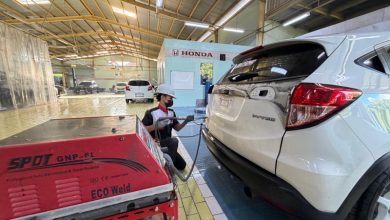 Fasilitas cat bodi Honda di Bali