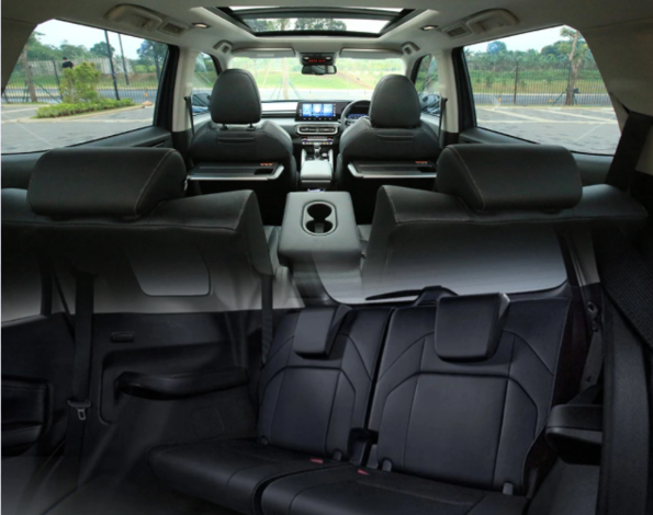 Bangku baris ketiga Mitsubishi Destinator
