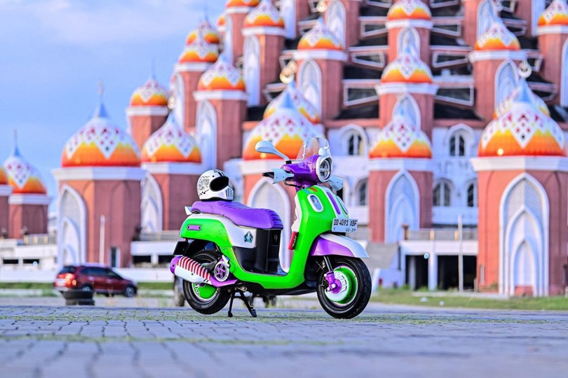 Modifikasi Yamaha Fazzio 